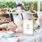 6Pack 5 x 7 Clear Acrylic Wedding Table Number Holder Stands with Gold Borders, Double Sided Picture Frames Sign for Restaurant Menu Recipe Cards Photo Display